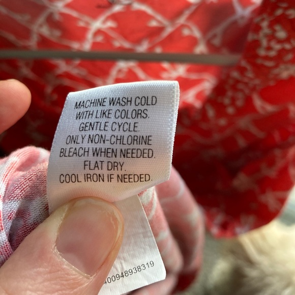 Croft and Barrow Printed Coral Tank Sz M - Picture 5 of 5